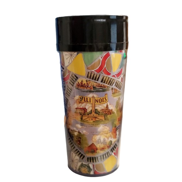 1997 Shards for Starbucks Chicago Illinois Coffee Travel Mug Thermo Serv 16oz. - Picture 2 of 8